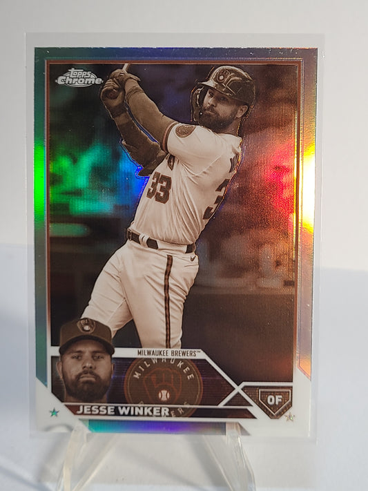 2023 Topps Chrome Update Sepia Refractor #USC139 Jesse Winker B2R1