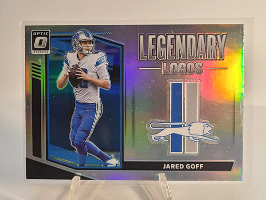 2021 Donruss Optic #LL-7 Jared Goff Legendary Logos B2R1