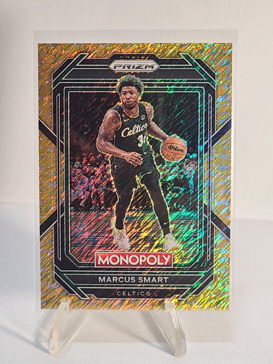 2022-23 Panini Prizm Monopoly #6 Marcus Smart Gold Money Shimmer #/500 B2R1