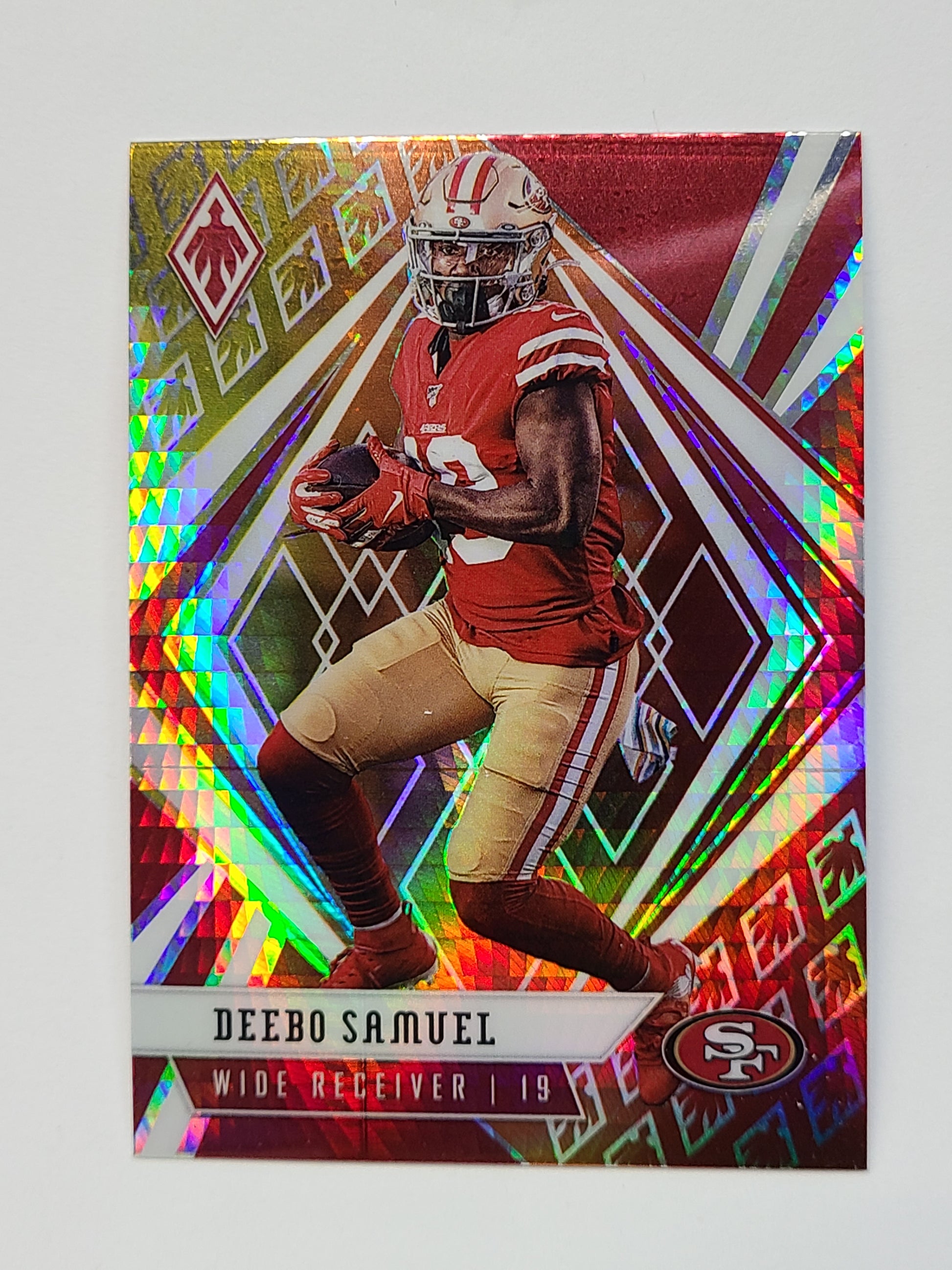 2020 Panini Phoenix #83 Deebo Samuel Fire Burst B2R2