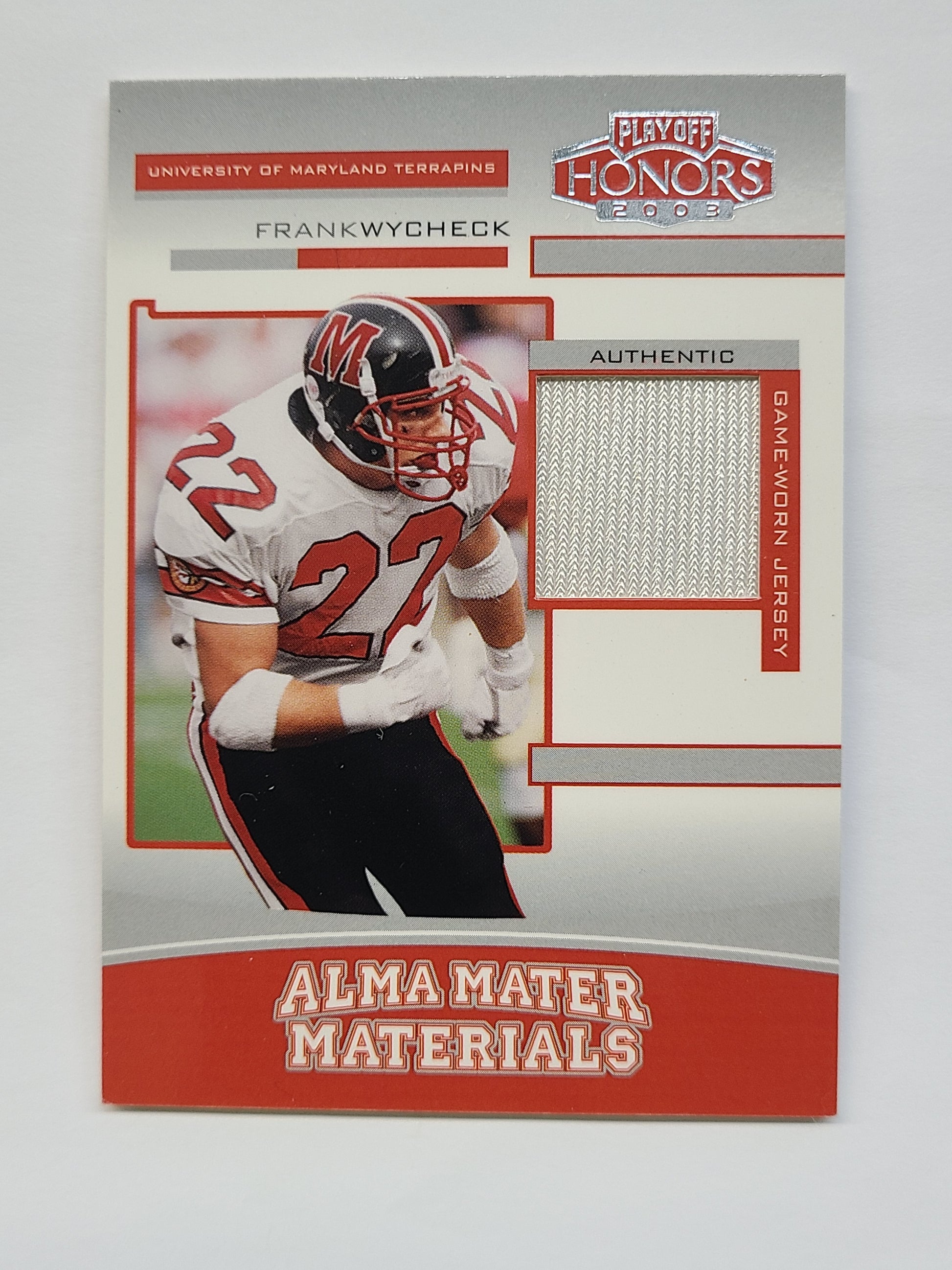 2003 Playoff Honors #AM-8 Frank Wycheck Alma Mater Materials #/400 B2R2