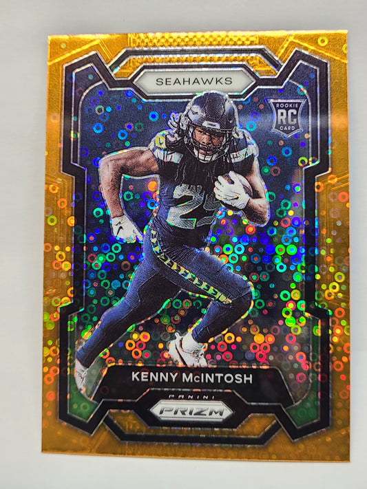 2023 Panini Prizm Orange Disco #391 Kenny McIntosh RC B2R2