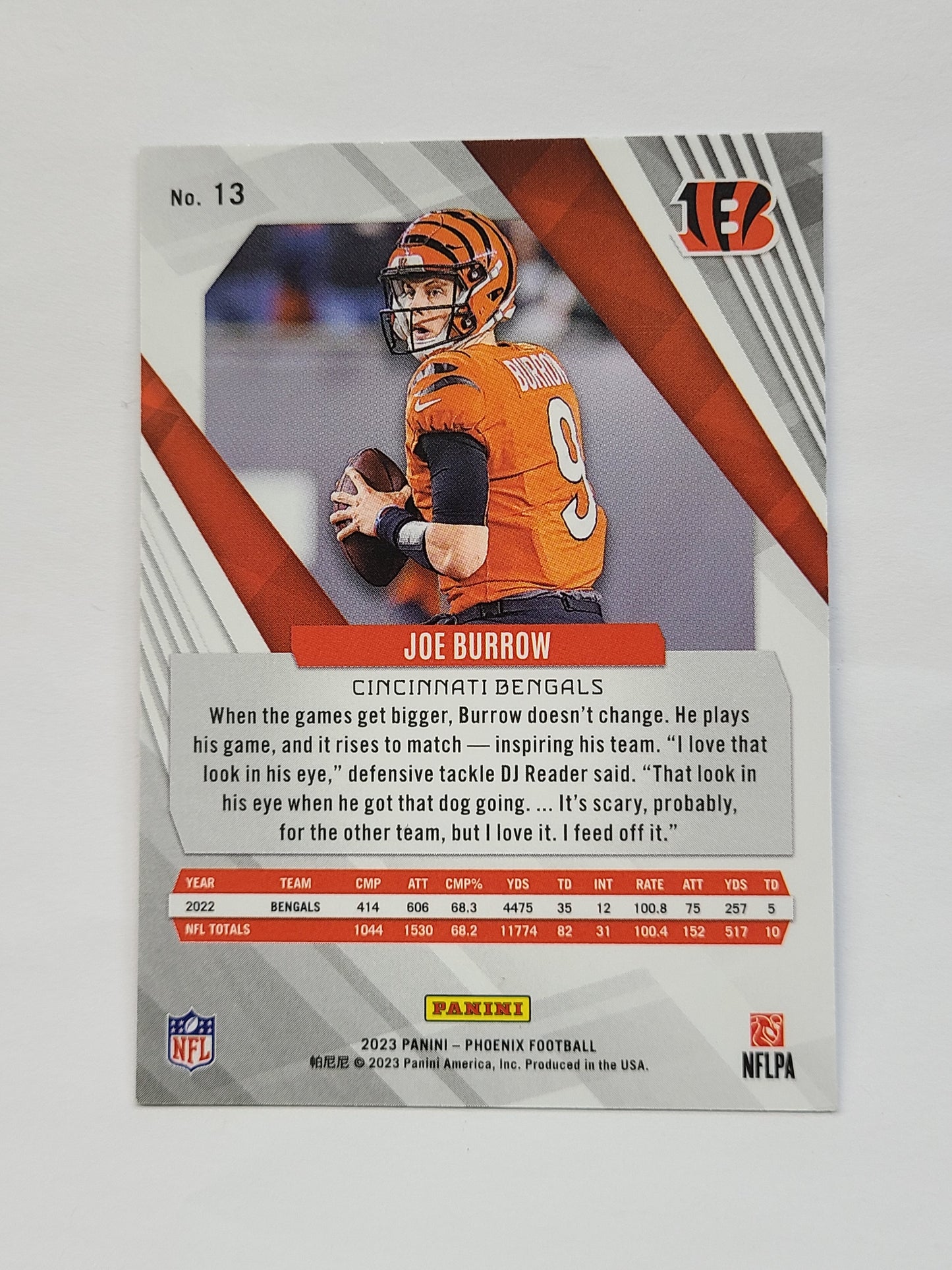 2023 Panini Phoenix #13 Joe Burrow B2R2