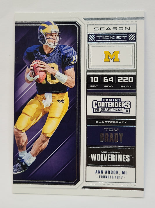 2018 Panini Contenders Draft Picks #94 Tom Brady B2R2