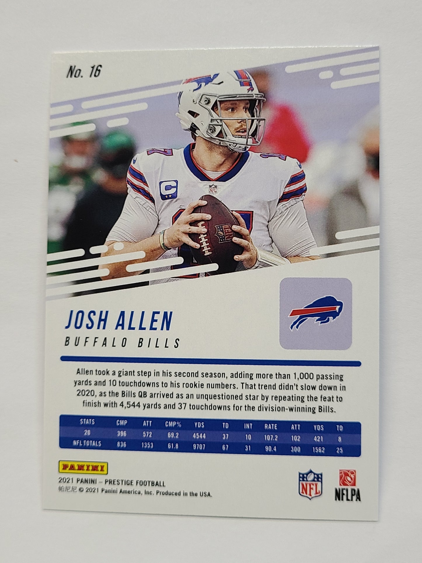 2021 Panini Prestige #16 Josh Allen B2R2