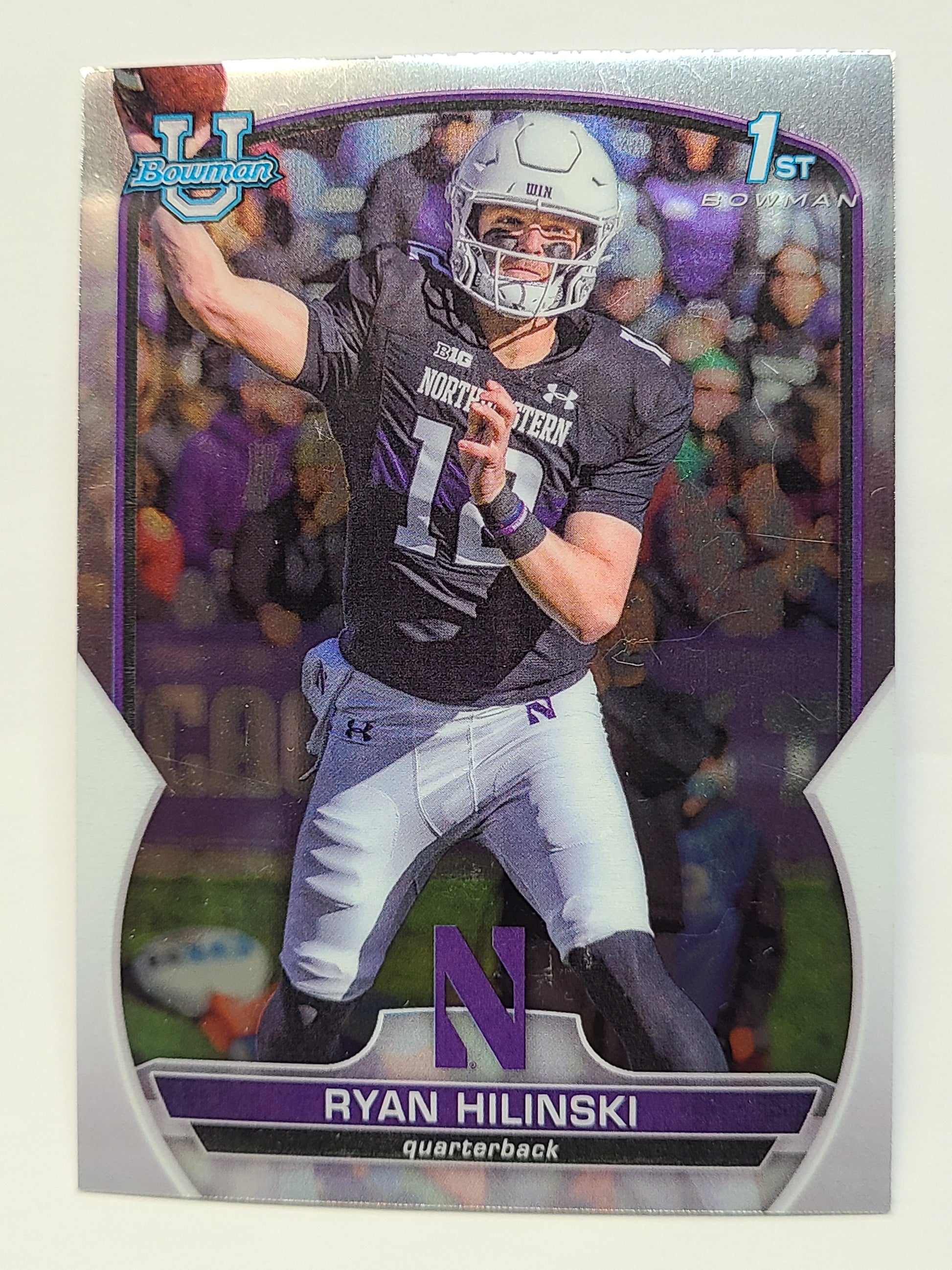 2022 Bowman University Chrome #66 Ryan Hilinski RC B2R2