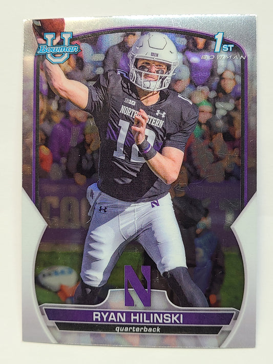 2022 Bowman University Chrome #66 Ryan Hilinski RC B2R2