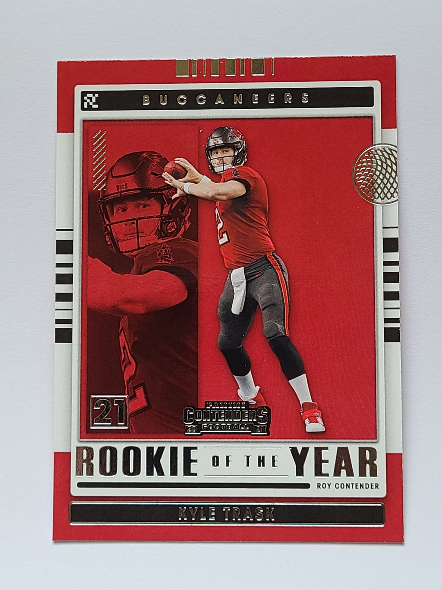 2021 Panini Contenders #ROY-KTR Kyle Trask Rookie of the Year Contenders RC B2R2