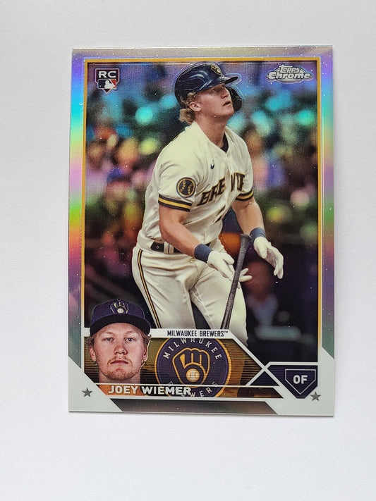 2023 Topps Chrome Update #USC80 Joey Wiemer Refractor RC B2R2