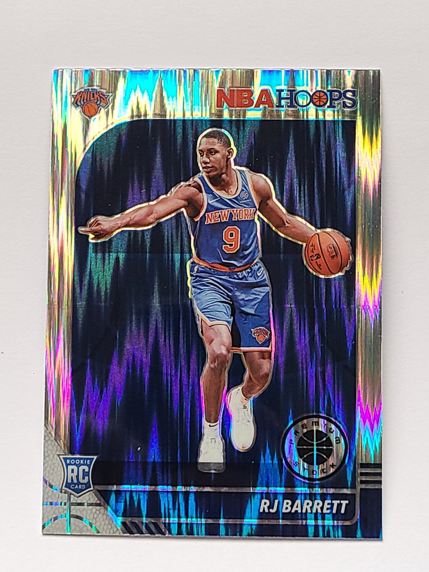 2019-20 NBA Hoops #23 RJ Barrett Shock Wave RC B2R2