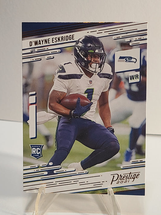 2021 Panini Chronicles #233 D'Wayne Eskridge Prestige Rookies Update RC B3R2