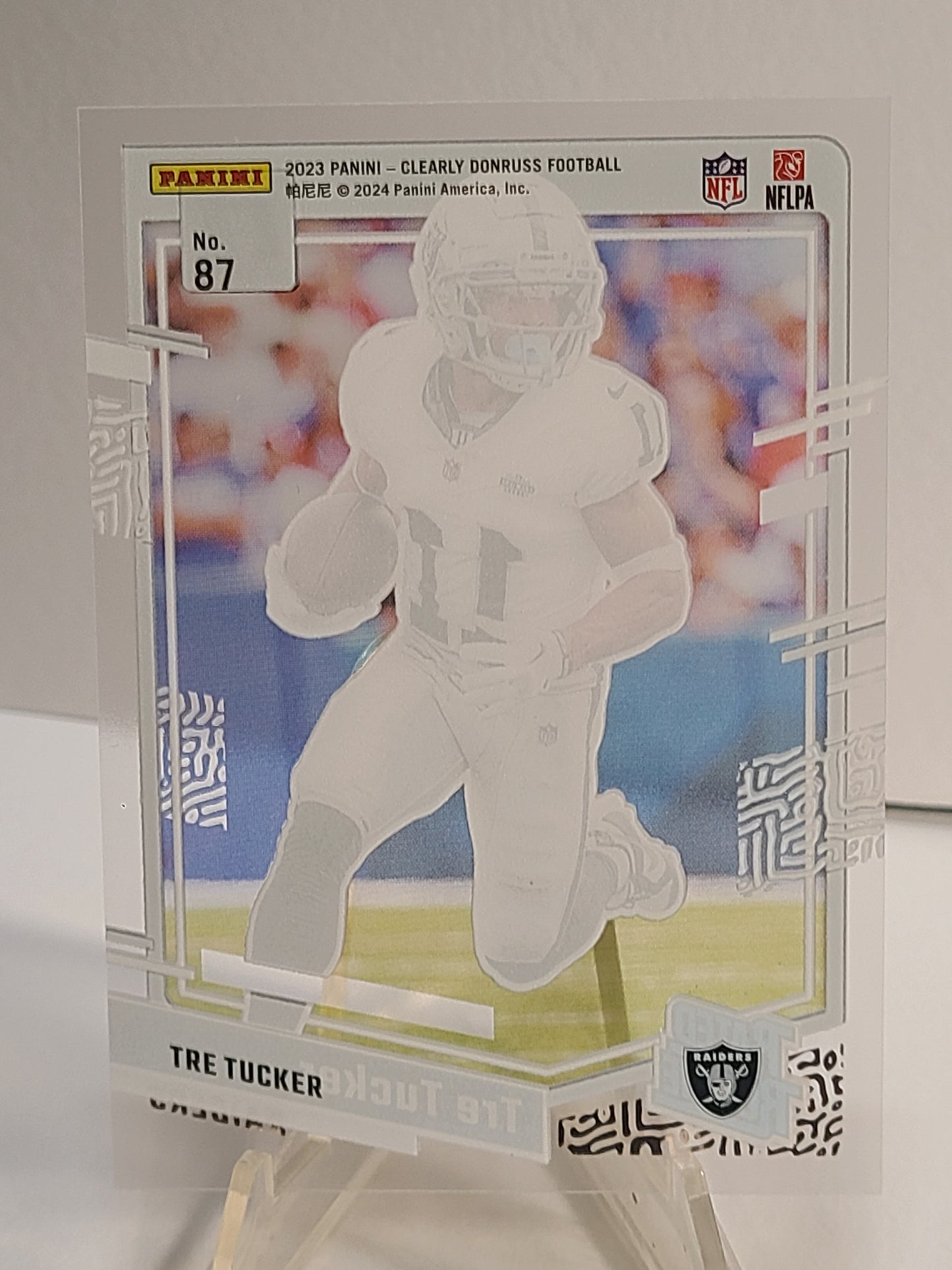 2023 Clearly Donruss Rated Rookie #87 Tre Tucker RC B3R2