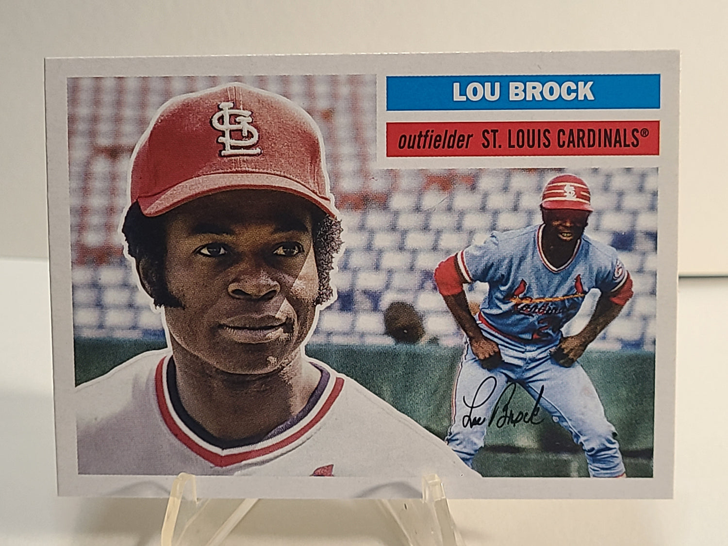 2023 Topps Archives #82 Lou Brock B3R2