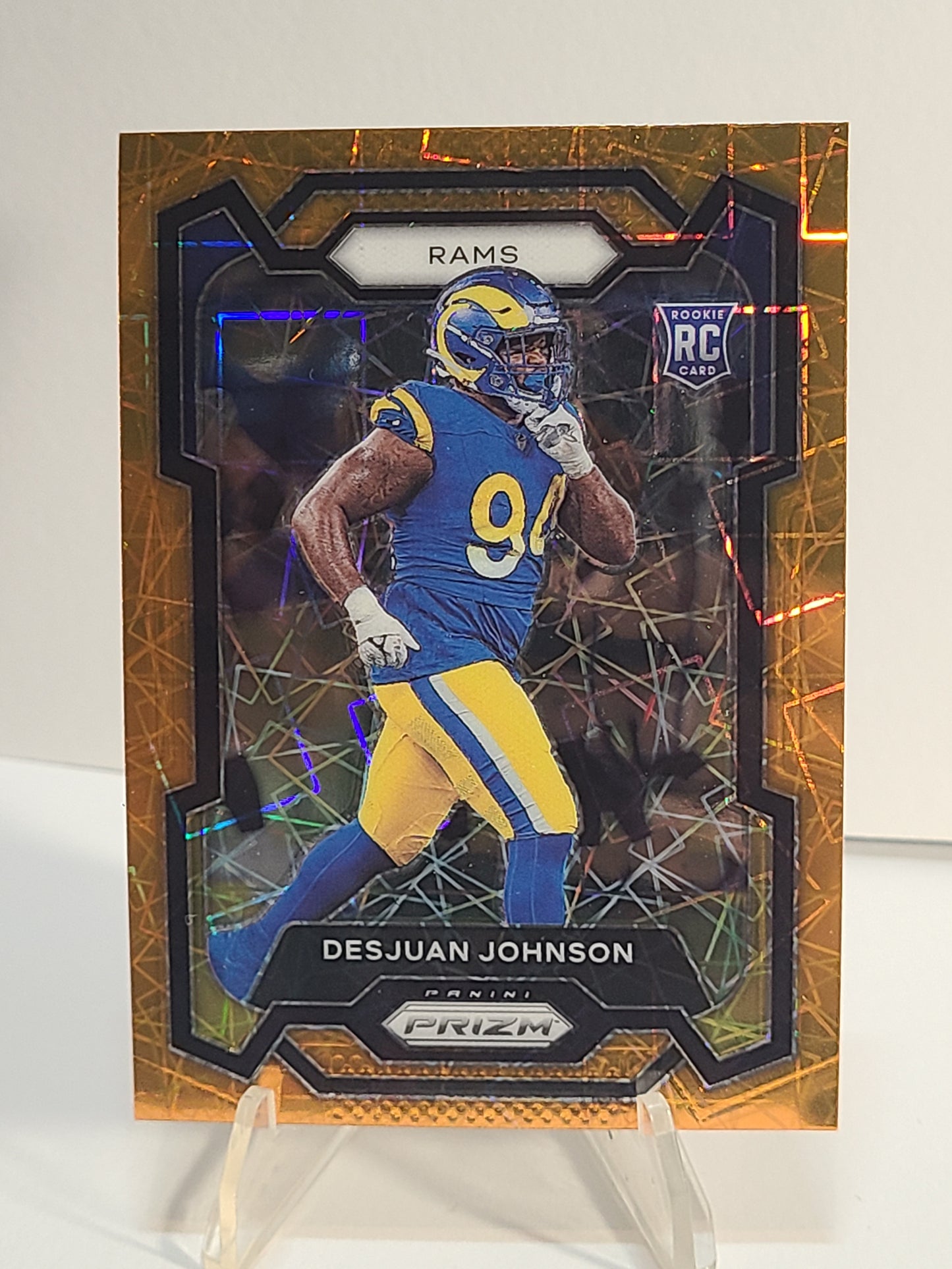 2023 Panini Prizm #356 Desjuan Johnson Lazer RC B3R2