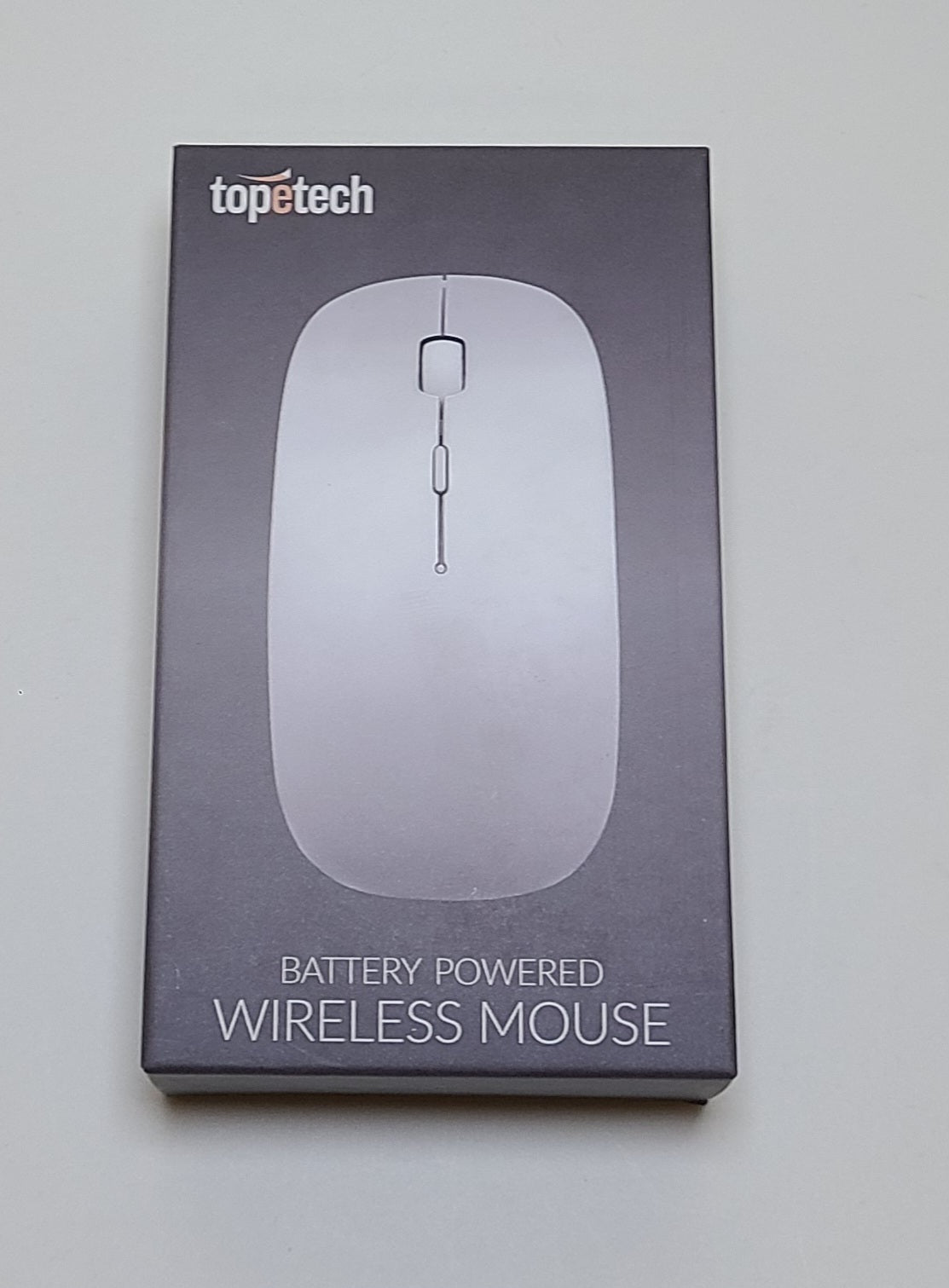 Sleek Portable Wireless Mouse Bluetooth Battery Powered Computer & Tablet