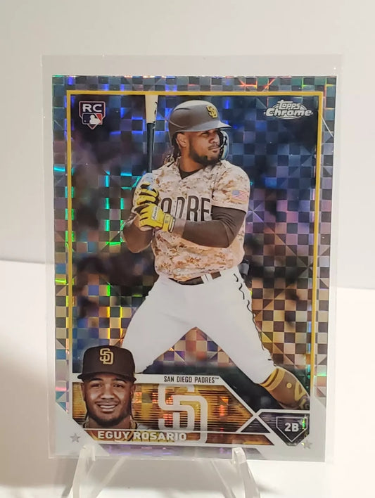 2023 Topps Chrome X-Fractor #184 Eguy Rosario RC B1R4