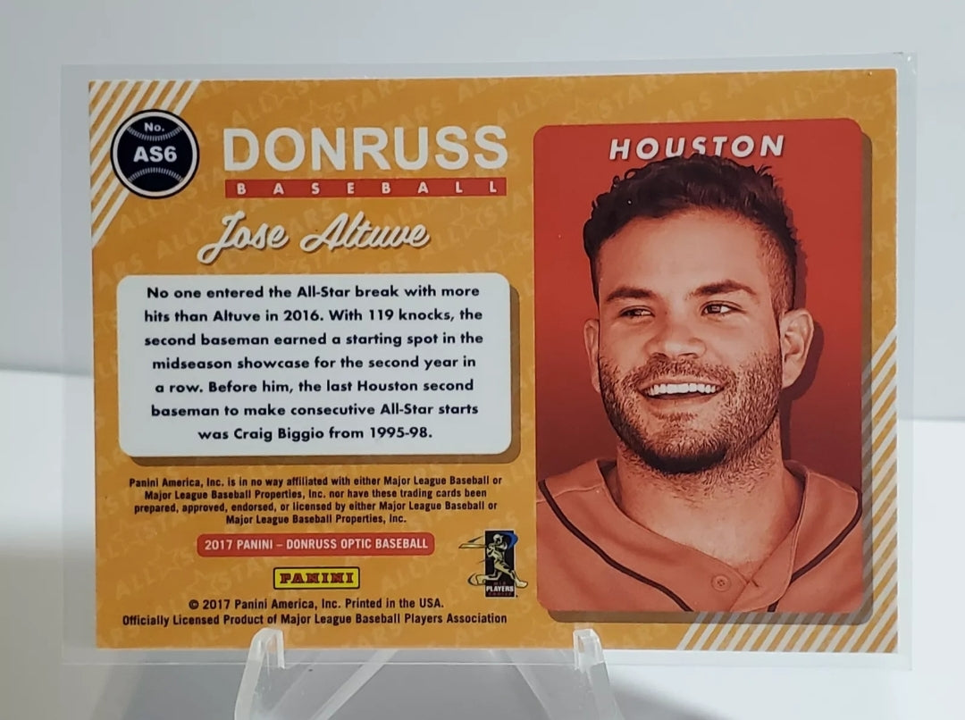 2017 Donruss Optic All-Stars #AS6 Jose Altuve B1R4