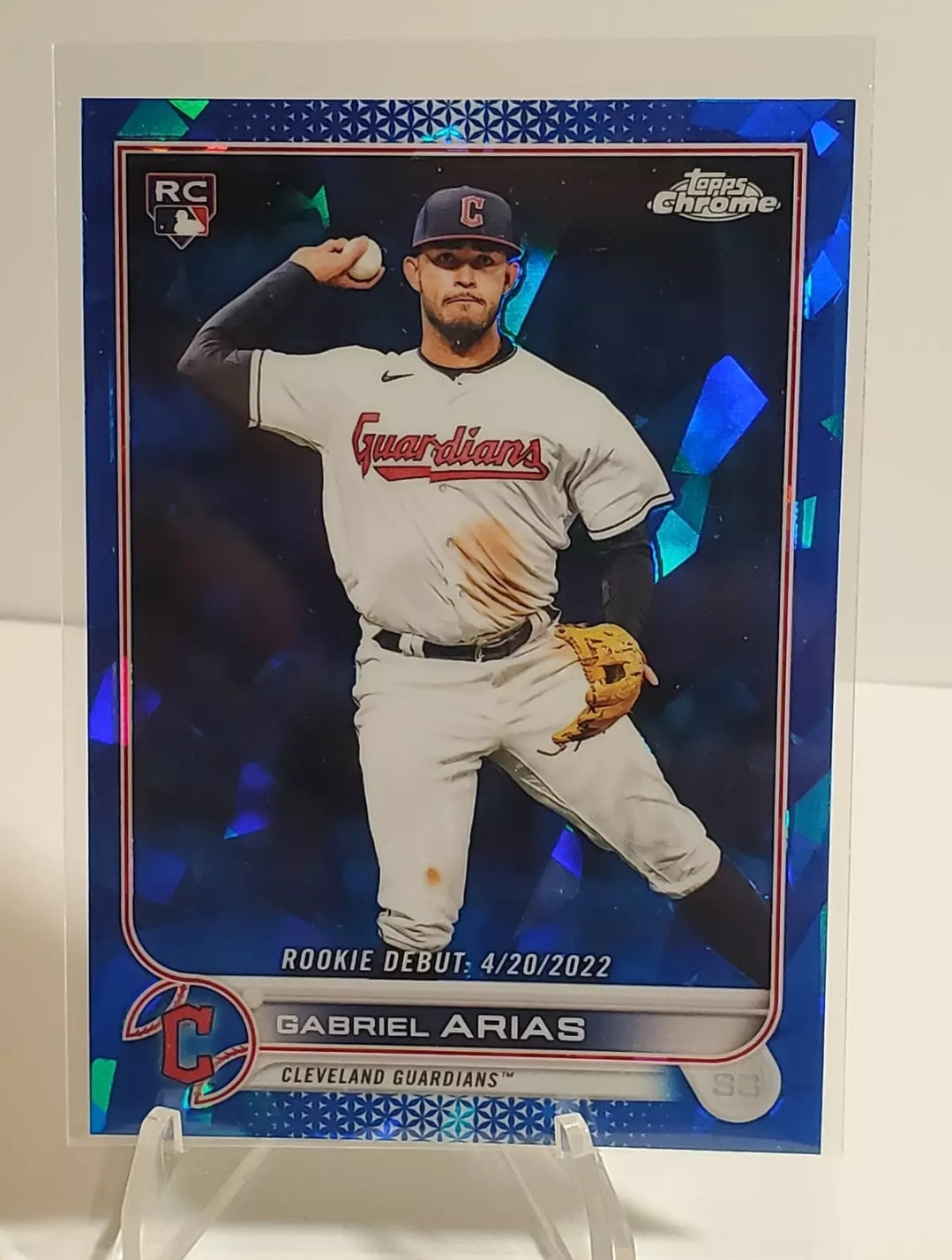 2022 Topps Chrome Update Sapphire #US321 Gabriel Arias Rookie Card B1R4