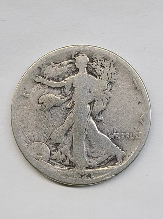 1921 S Walking Liberty Half Dollar Dollar Key Date Coin Silver